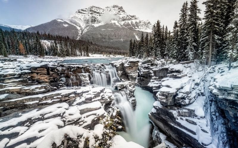 Athabasca Falls (Alberta): Awe-Inspiring Cascades Amidst Majestic