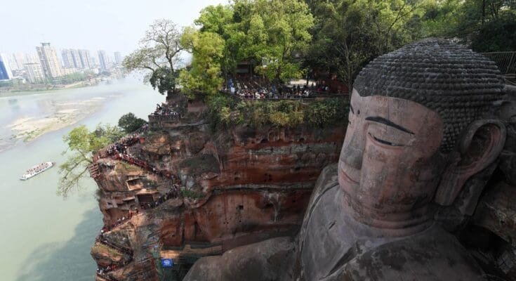 "Mount- Emei- and -Leshan- Giant- Buddha: -Embracing- Spiritual- Grandeur"