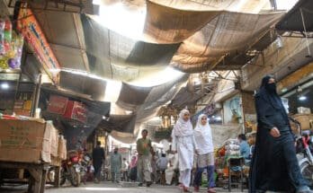 Hussain -Agahi- Bazaar A- Vibrant- Hub- of Local- Goods-Textiles