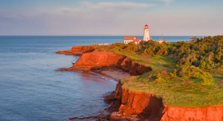 Prince -Edward -Island -Known -for -its -Red -Sand -Beaches, -Lighthouses