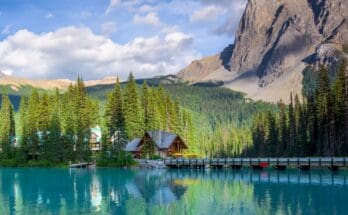 Yoho- National- Park -(BC)- Waterfalls-, Rock -Walls,- Alpine -Meadows